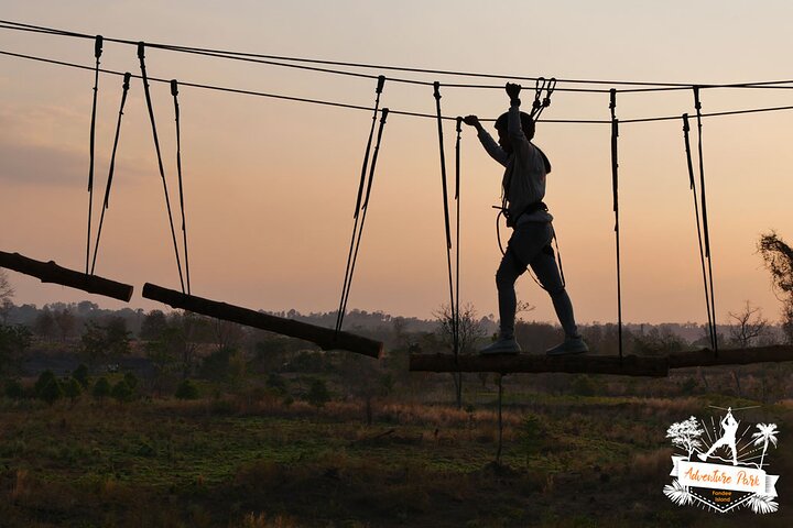 Fandee Hanging Park - Ziplines & Monkey Bridges in Tad Lo