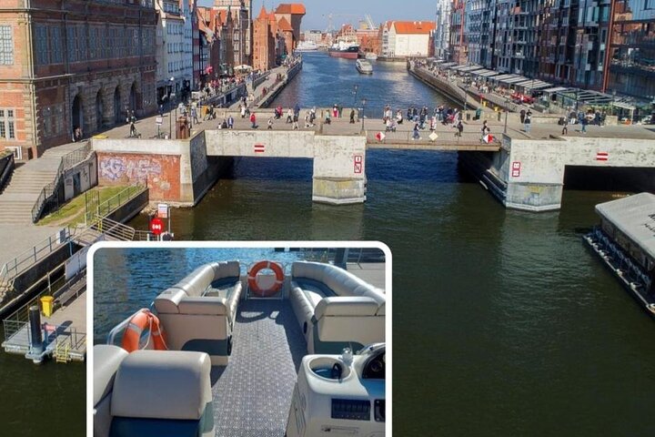 Cruises on the Motlawa River by a luxury catamaran - Gdańsk from the water side
