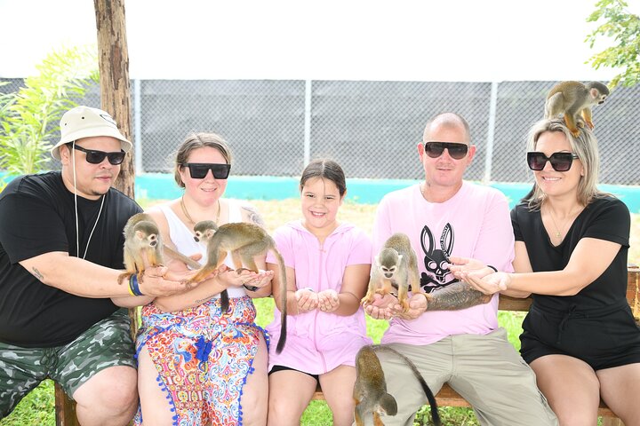 Monkey Home Tour and Damajagua waterfalls in Puerto Plata.