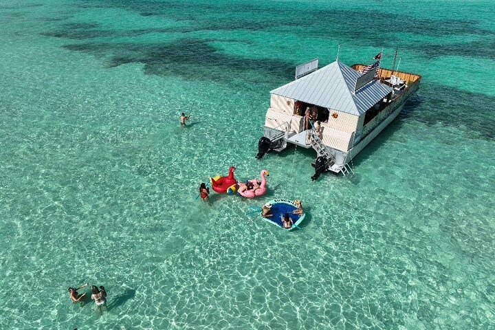 Key West Sandbar Safari on One of a Kind Tiki Boat