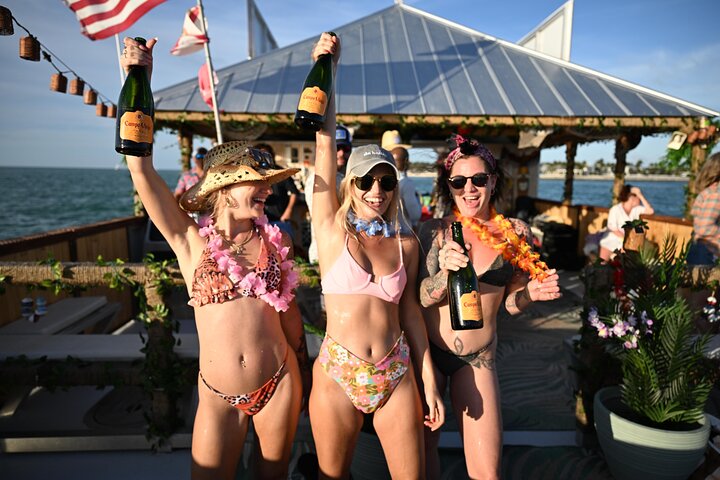 Key West Sandbar Safari on One of a Kind Tiki Boat