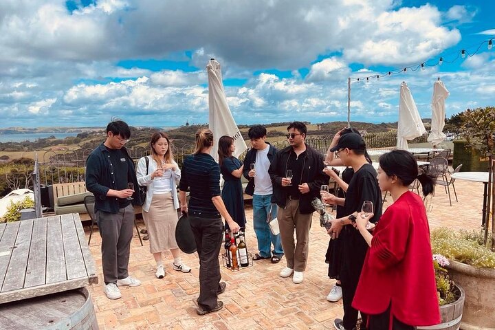 Auckland: Waiheke Island Seafront Lunch & Premium Wine Tour