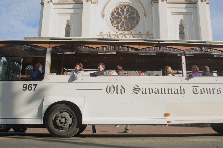 Narrated Historic Savannah Sightseeing Trolley Tour