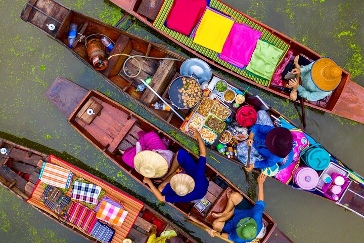 Bangkok: Floating Market and Train Market Experience