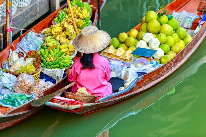 Bangkok: Floating Market and Train Market Experience