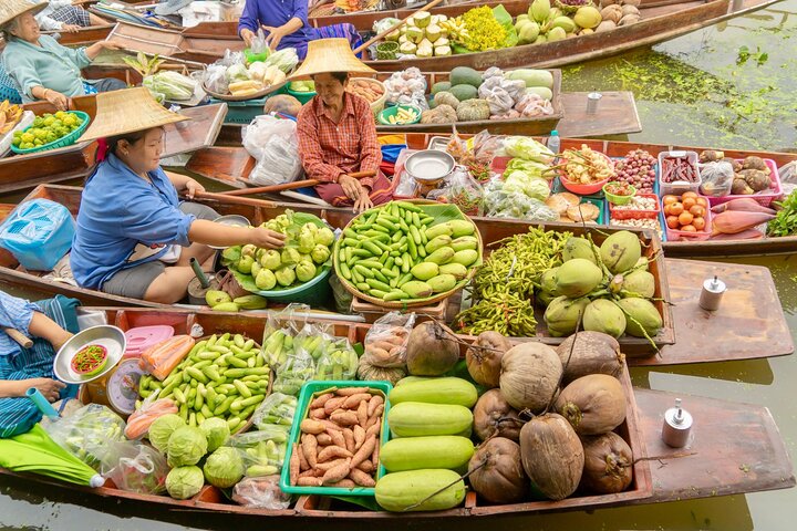 Bangkok: Floating Market and Train Market Experience