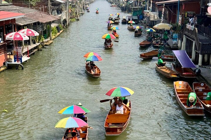 Bangkok: Floating Market and Train Market Experience