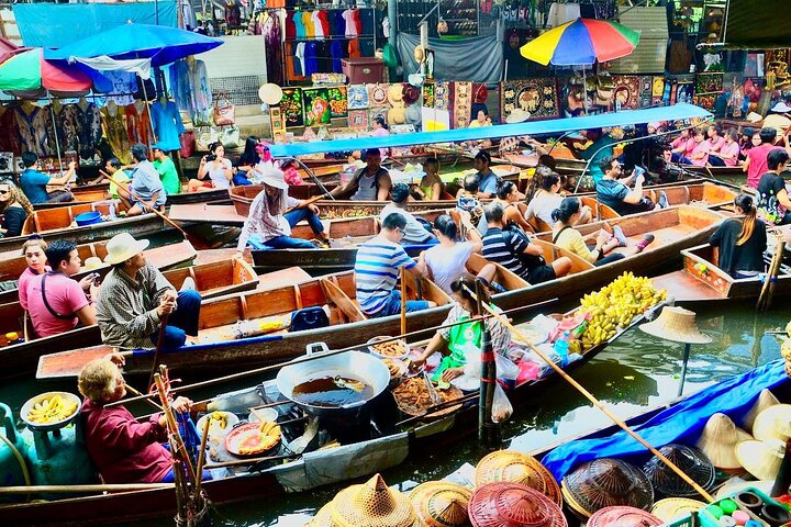 Bangkok: Floating Market and Train Market Experience