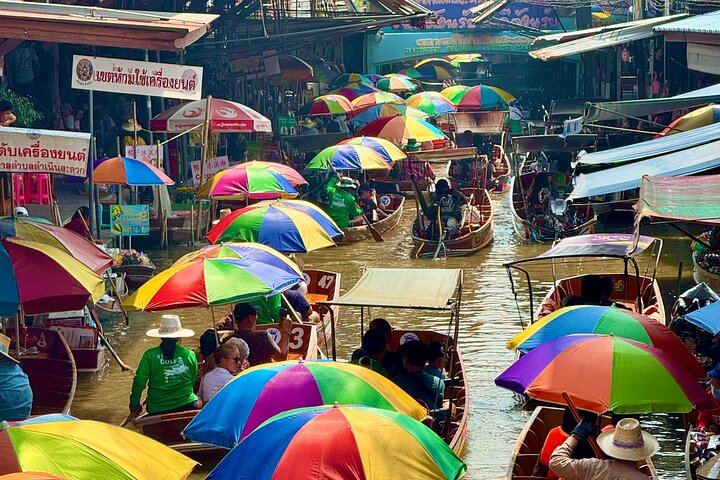 Bangkok: Floating Market and Train Market Experience