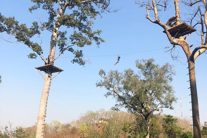 Fandee Hanging Park - Ziplines & Monkey Bridges in Tad Lo