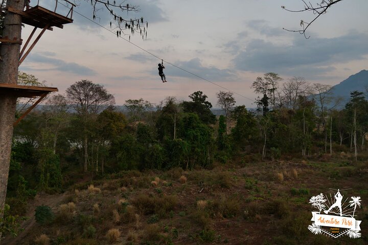 Fandee Hanging Park - Ziplines & Monkey Bridges in Tad Lo