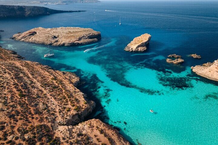 Malta Private Boat Trip to Comino, Blue & Crystal Lagoon, & Gozo