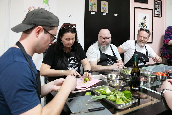 Paella & Sangria Class with Tapas and Market Visit