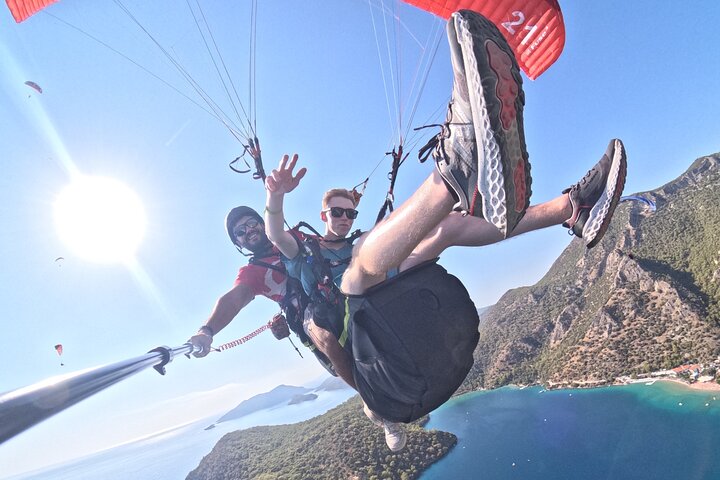 Paragliding In Fethiye Oludeniz, Turkey