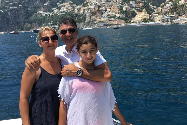 Amalfi Coast Private Boat Tour from Sorrento, Positano & Capri