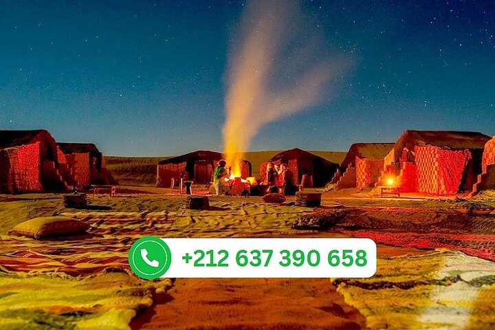 1 Night in desert Merzouga with Camel trek - Erg-Chebbi, Morocco
