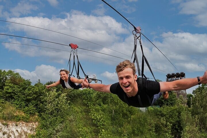 720m Zipline Adventure at Bluewater – 50mph Experience in Kent