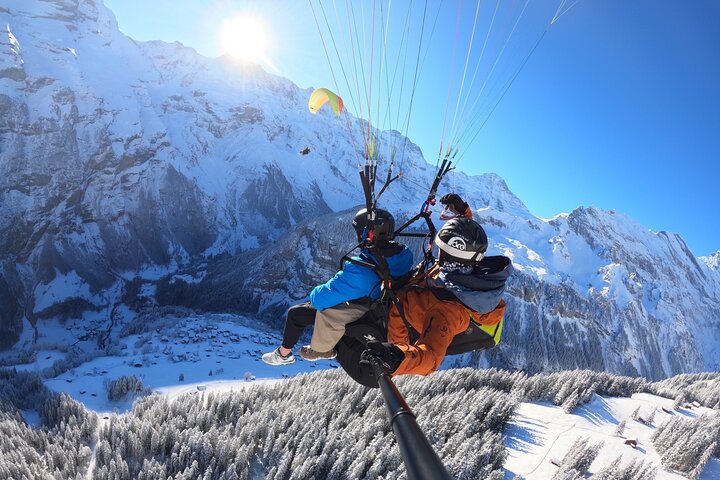 Mürren Lauterbrunnen: Paragliding Panorama Tandem Flights