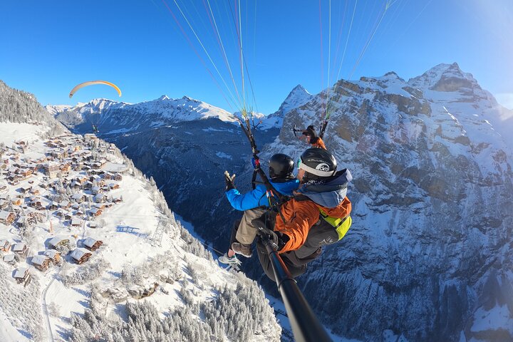Mürren Lauterbrunnen: Paragliding Panorama Tandem Flights