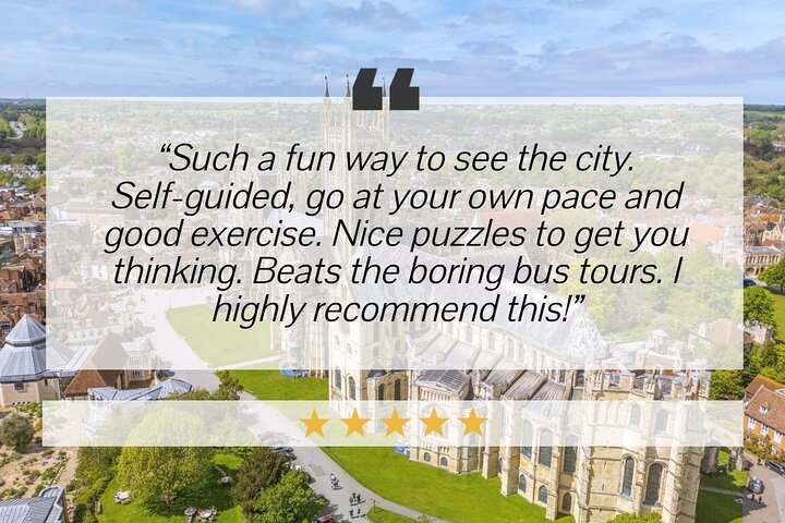 Canterbury Self Guided Treasure Hunt & Outdoor Exploration Game