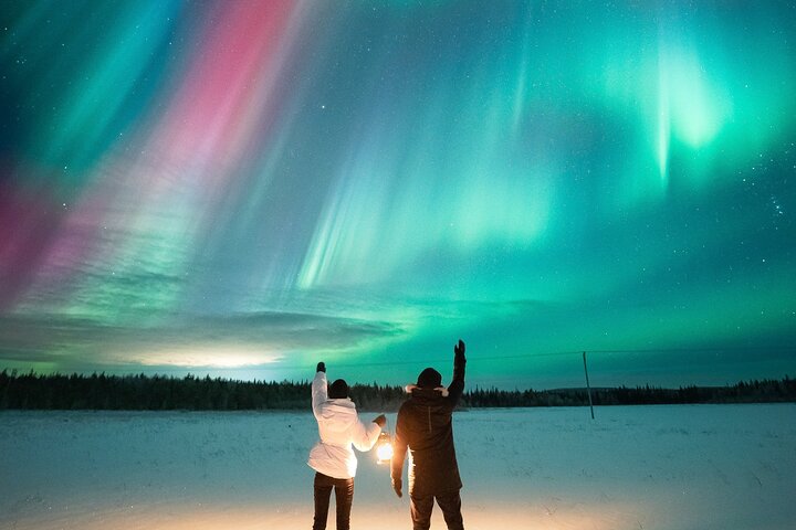Rovaniemi: Northern Lights Pro Guaranteed - Unlimited Distance
