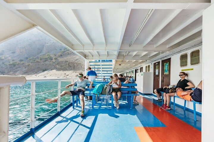 Crete : Samaria Easy way Gorge from Sfakia with Private Transfer
