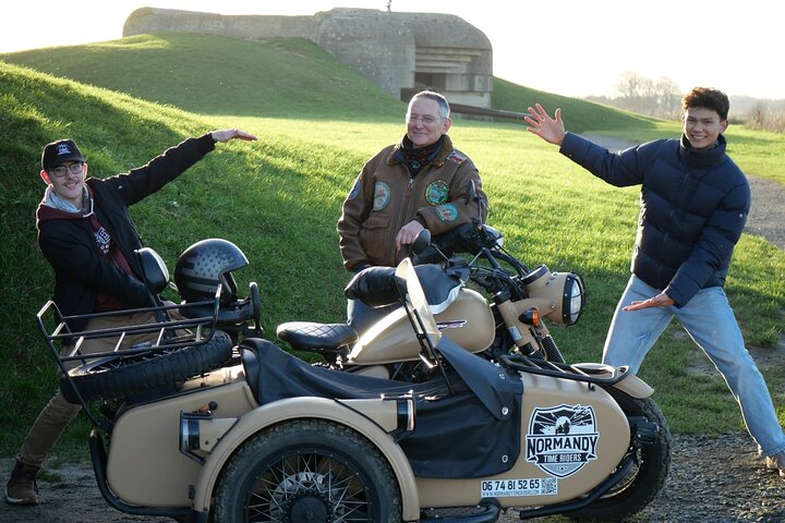 Normandy WWII Private Half-day Sidecar Tour From Bayeux