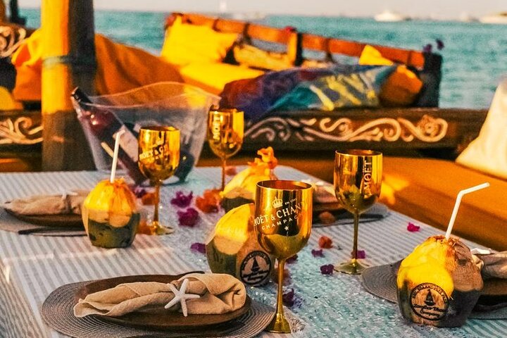 Exclusive Private Sunset Dinner Sail along North Coast Zanzibar