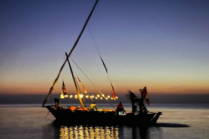 Exclusive Private Sunset Dinner Sail along North Coast Zanzibar