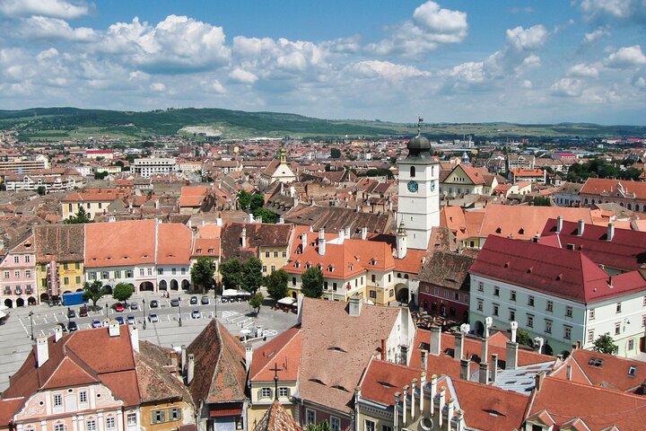 Corvin Castle and Sibiu Fortified City from Cluj