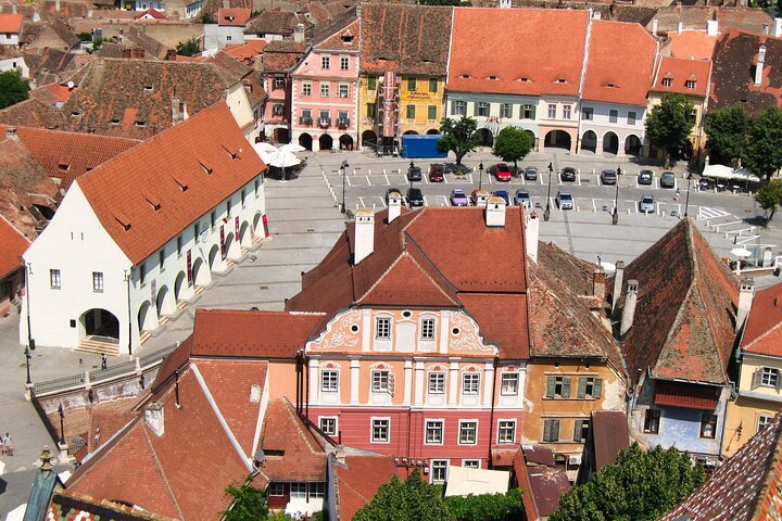 Corvin Castle and Sibiu Fortified City from Cluj