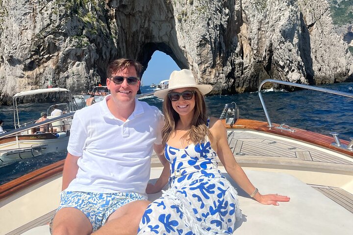 Capri Private Boat Tour from Sorrento, Capri or Positano
