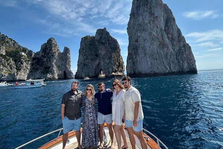 Capri Private Boat Tour from Sorrento, Capri or Positano