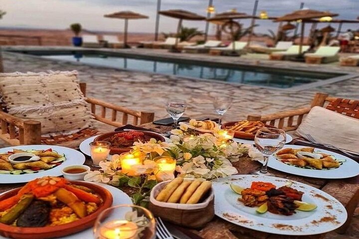Marrakech Hot Air Balloon Sunrise & Agafay Sunset Dinner