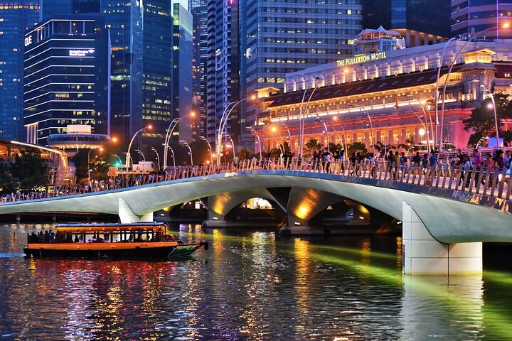 Singapore River Cruise and 2 Must-see Water Light Shows