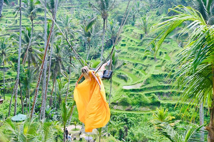 Ubud: Waterfall, Temple & Rice Terrace All-Inclusive Private Tour