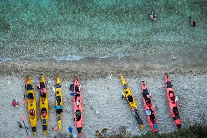 Lefkada, Nydri, Scorpios Kayak Odyssey Island Hopping