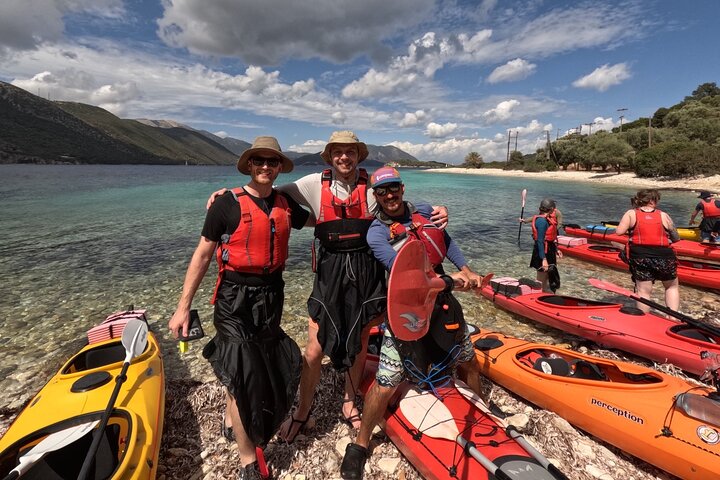 Lefkada, Nydri, Scorpios Kayak Odyssey Island Hopping