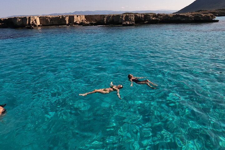 Blue Lagoon cruise: giant slide & Paphos hotel transfers