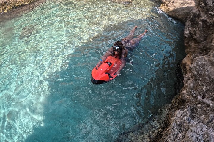 Curaçao Seabob in Playa Piskado Adventure with Sea Turtles
