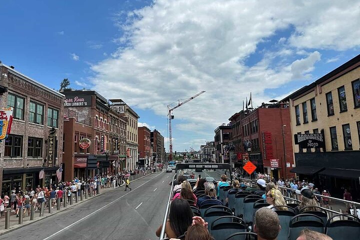 Best of Nashville City Sightseeing Tour on Double Decker Bus