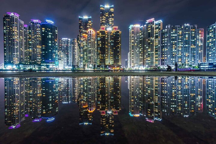 Sunset Haeundae Sky Capsule and Busan Night view Tour from Busan