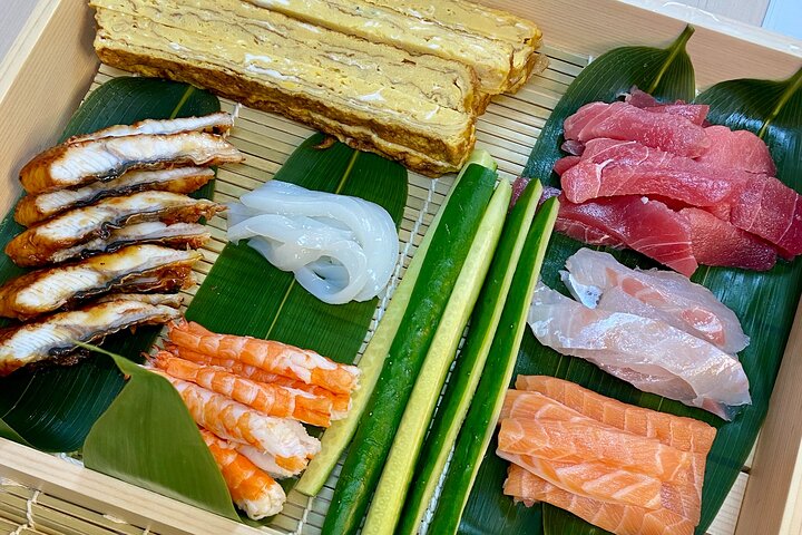 Little EDO Sushi Making workshop in Kawagoe