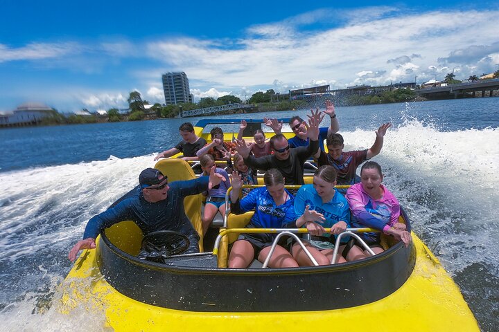 Adrenaline Jet Boat Rides in Pioneer River Mackay