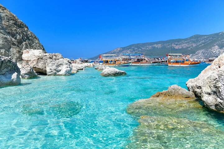 Antalya Suluada Boat Tour(Turkish Maldives)Lunch&Trans. included.