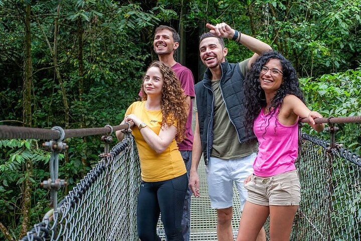 3 in 1 Combo: La Fortuna Waterfall, Hanging Bridges, Thermal Spa from San José