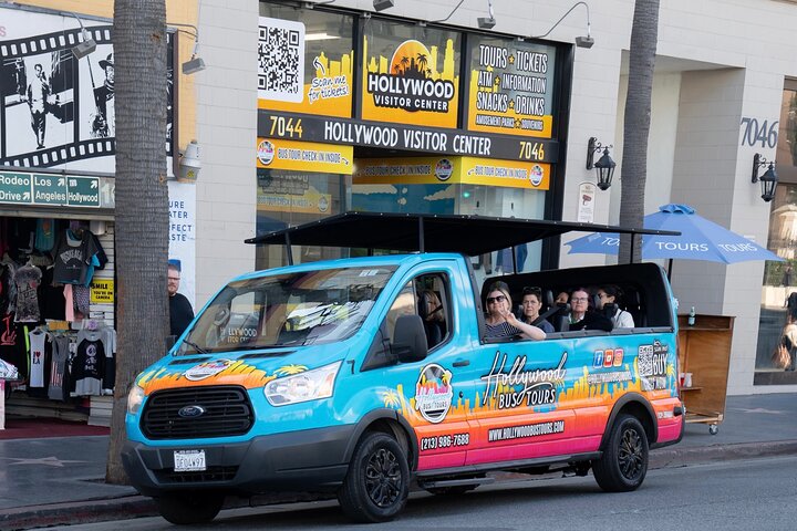 Hollywood, Beverly Hills & Celebrity Homes Tour by Open Air Bus