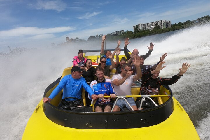 Adrenaline Jet Boat Rides in Pioneer River Mackay