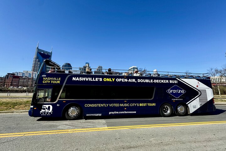 Best of Nashville City Sightseeing Tour on Double Decker Bus