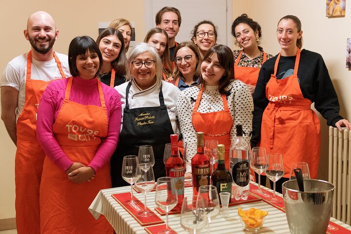 Bologna Local Pasta Cooking Class, Ragu, Spritz, Wine & Gelato